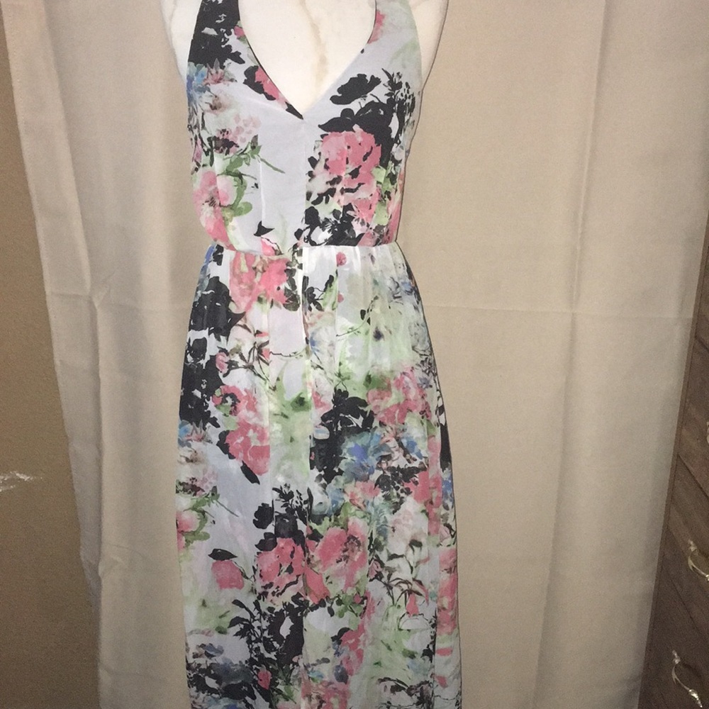 Floral high low maxi dress‎ 👗